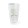 Kidney Friendly Meals Made Easy Frosted Glass, 16oz