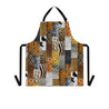Animal Skin Look Printed Design For Men and Women Apron with Pockets