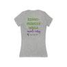 Kidney Friendly Meals Made Easy Women's Jersey Short Sleeve Deep V-Neck Tee