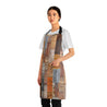 Wood Look Printed Design For Men and Women Apron with Pockets