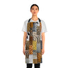 Animal Skin Look Printed Design For Men and Women Apron with Pockets