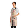 Busy Bee Print with Floral and Honeycomb Apron with Pockets