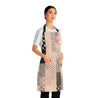 Busy Bee Print with Floral and Honeycomb Apron with Pockets