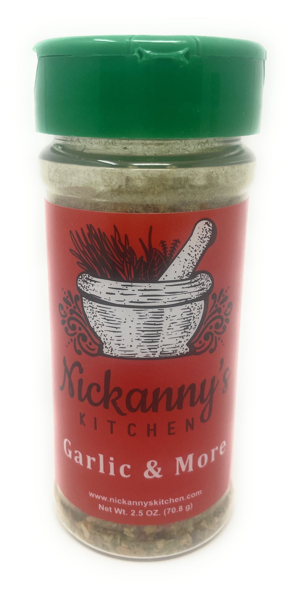 Garlic and More - A Blend Of Garlic, Onions and Peppers With No Sodium - 2.5 Ounce Jars w/ 5 Recipes